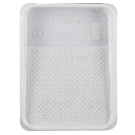 Hot House Designs 9 in. White Plastic Paint Tray Liner, 48PK HO1493814